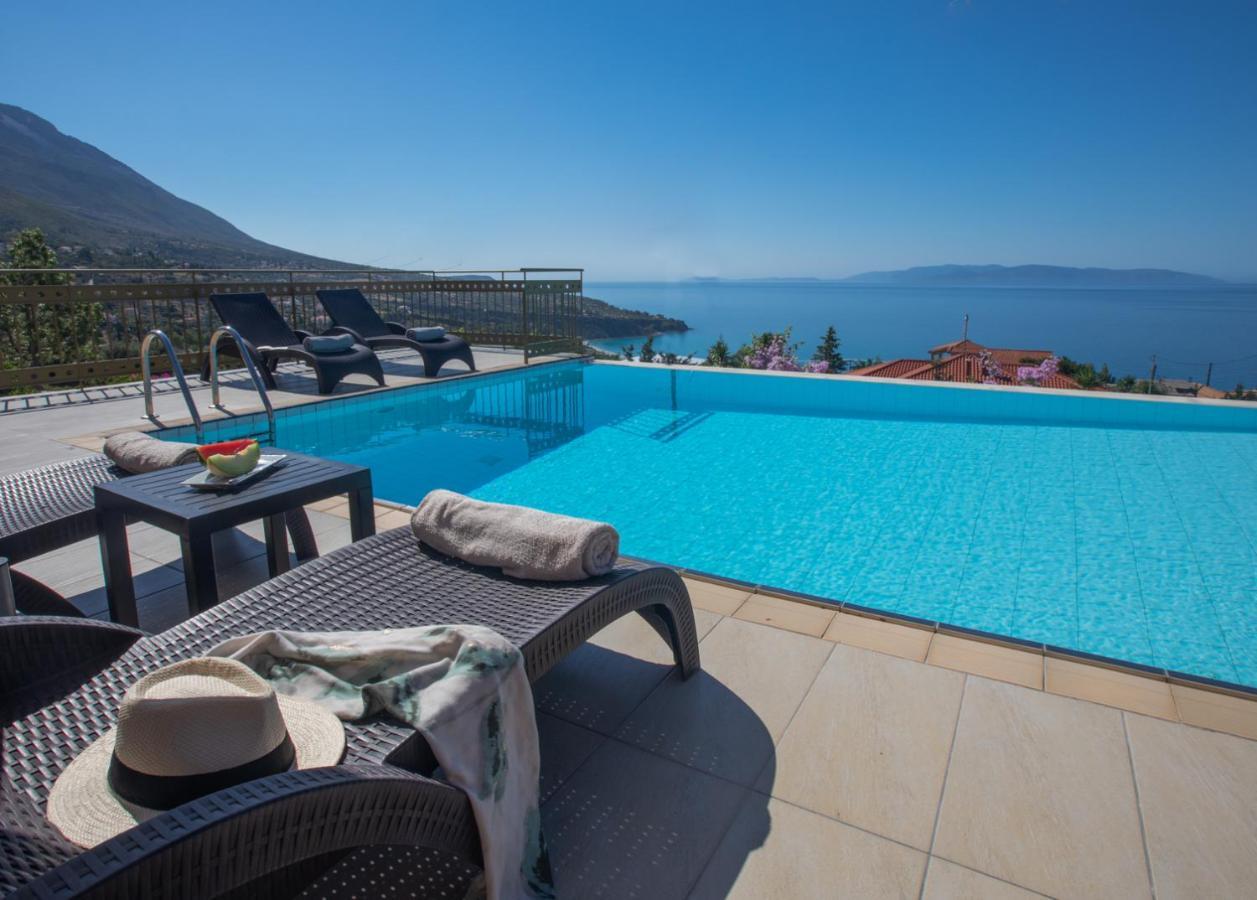 Lourdas Beach View Villa Vlachata Exterior foto